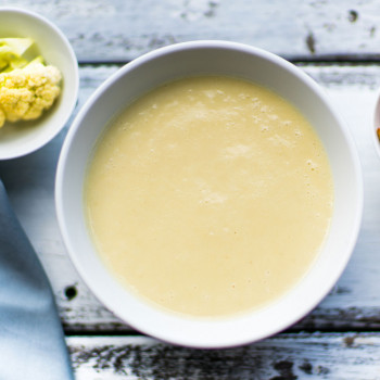 Crema de coliflor. Receta de purés para bebés y niños