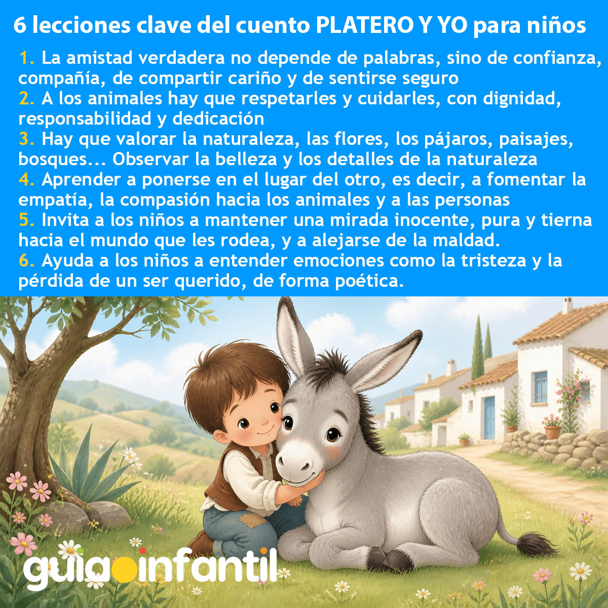 platero y yo para niños