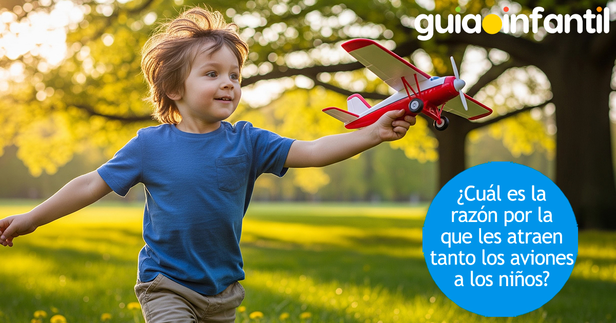 Atracción de los niños por los aviones