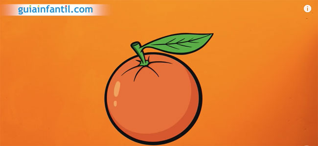 Juego del color naranja