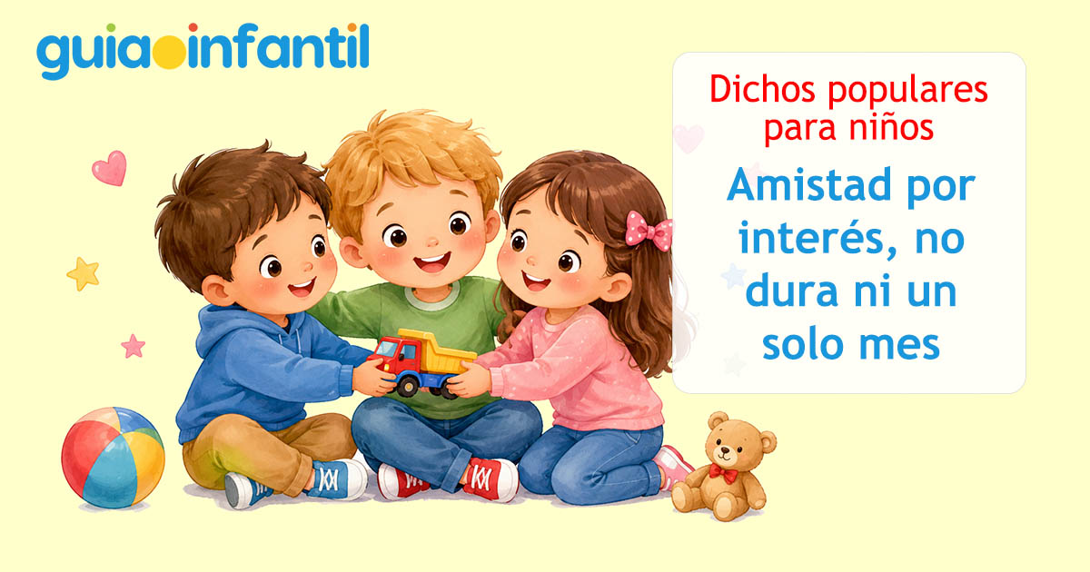 dichos cortos para niños sobre amistad