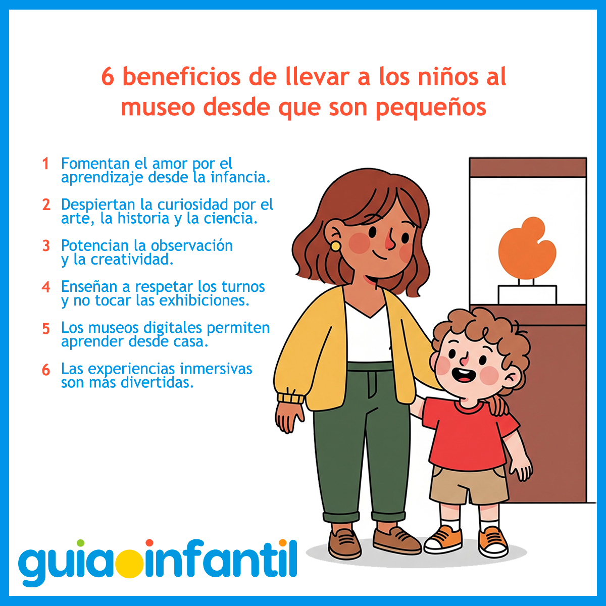 Beneficios de llevar a los niños al museo