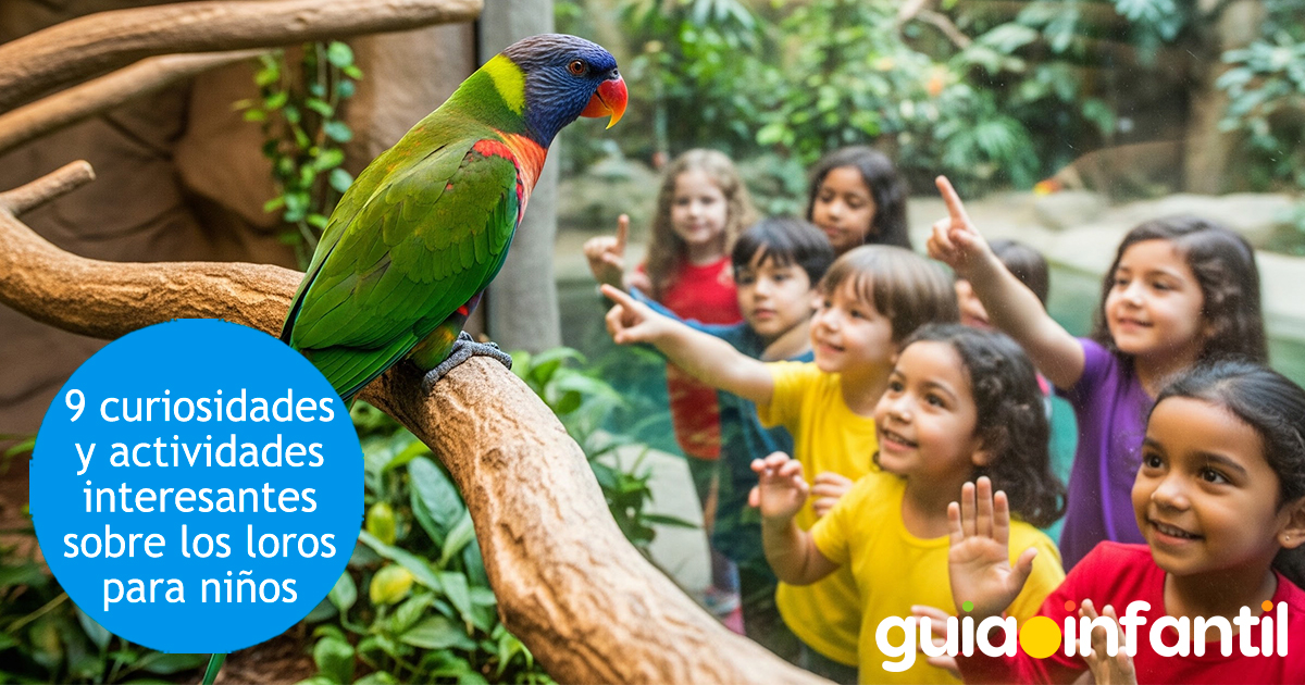 Curiosidades del loro para niños