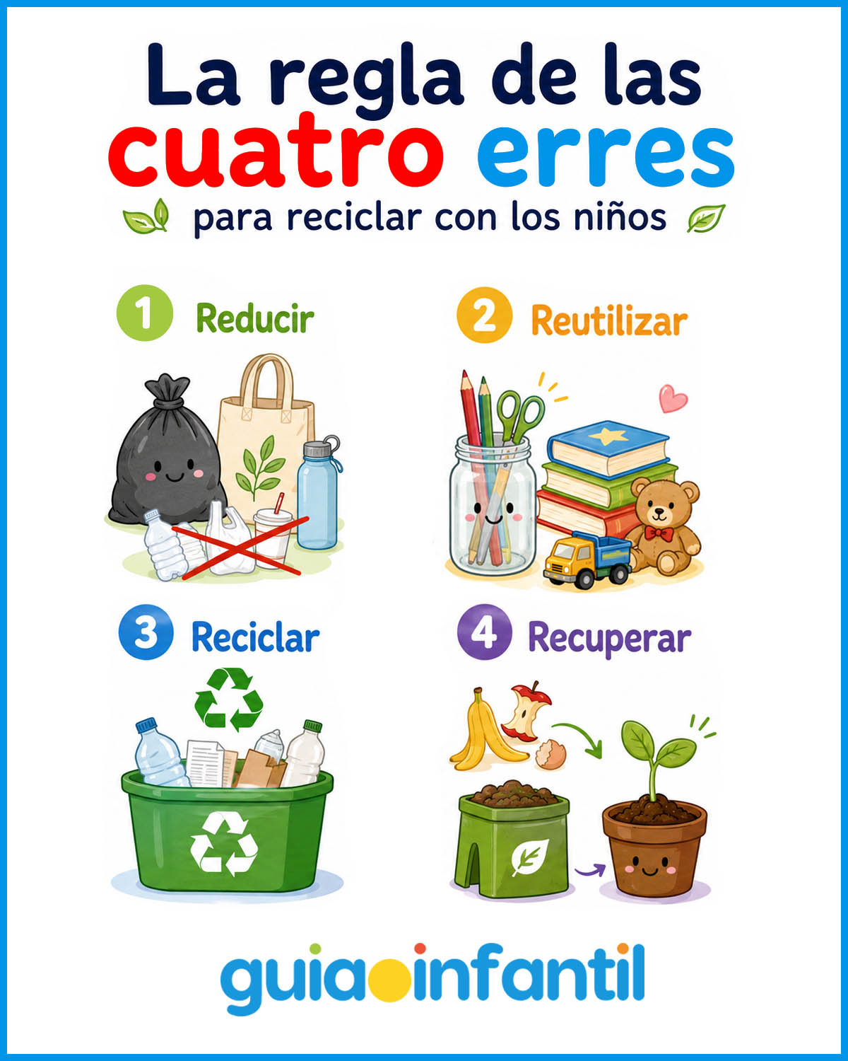 enseñar reciclaje para niños