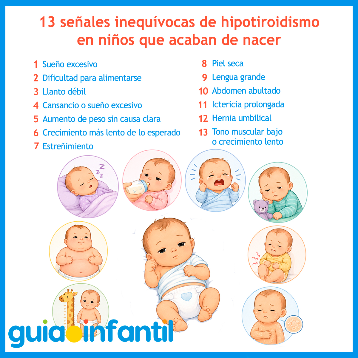 Señales de hipotiroidismo en niños