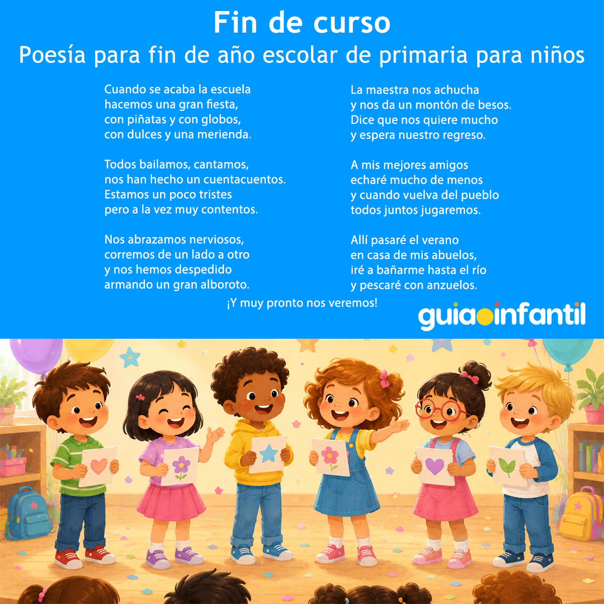 poesía de fin de curso escolar