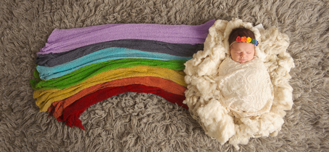 Cuento dedicado a los padres de bebés arcoíris