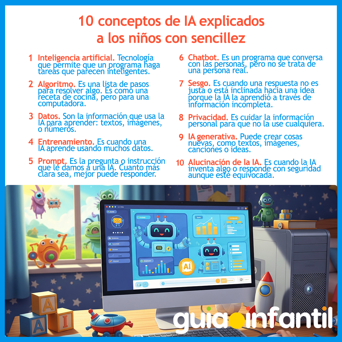 Conceptos de la IA para niños