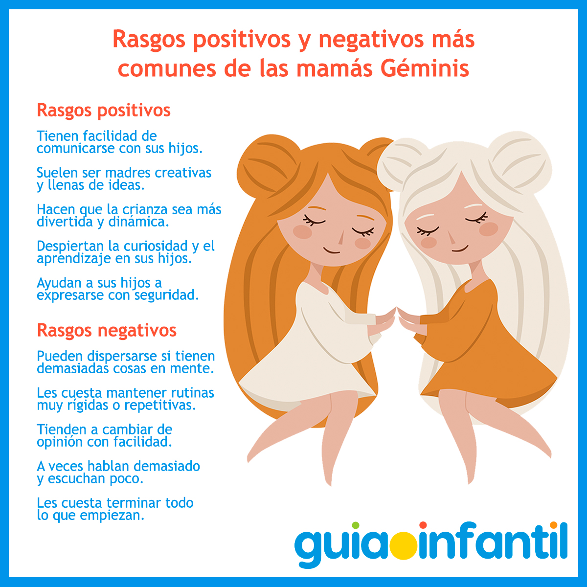Aspectos de la mamá Géminis