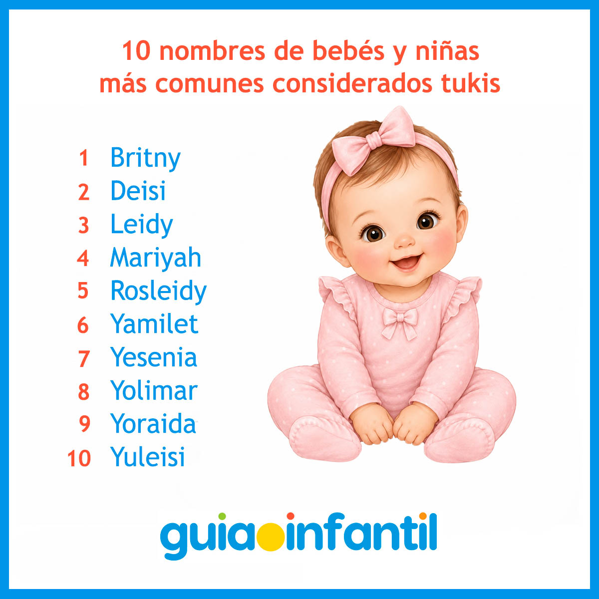 Nombres tukis más populares