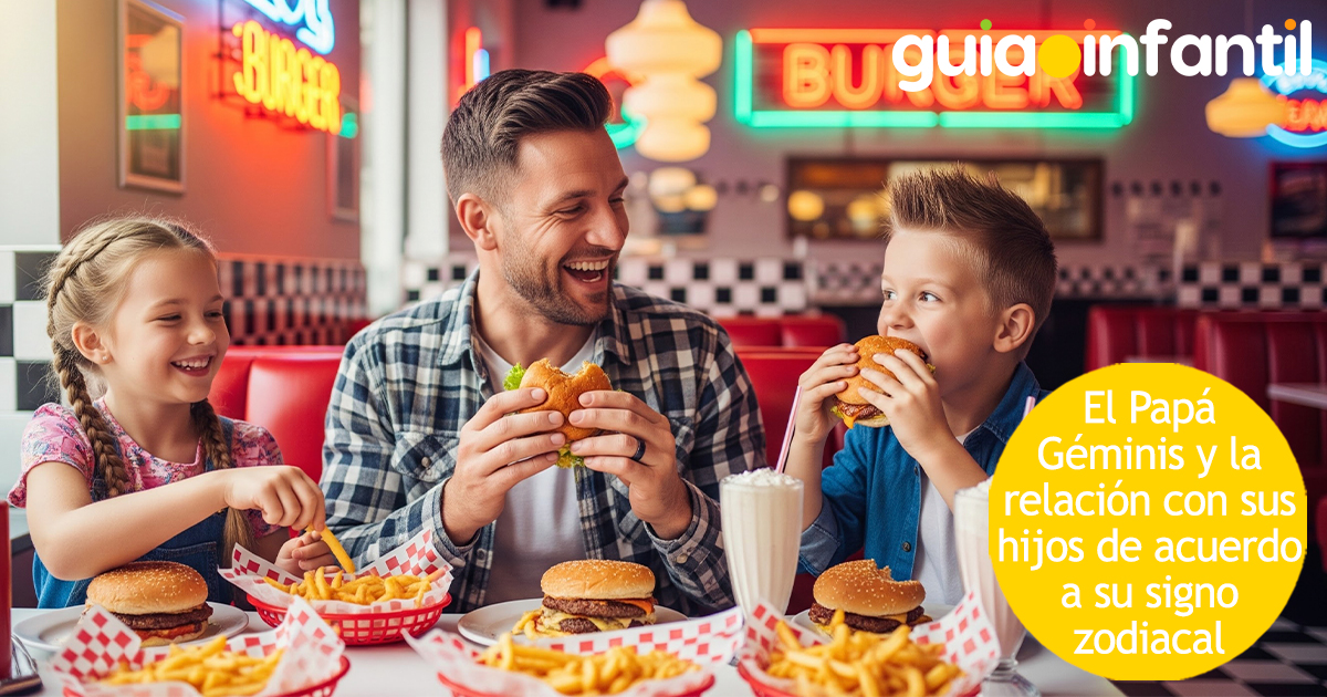 Papá Géminis y la relación con hijos de signo distinto