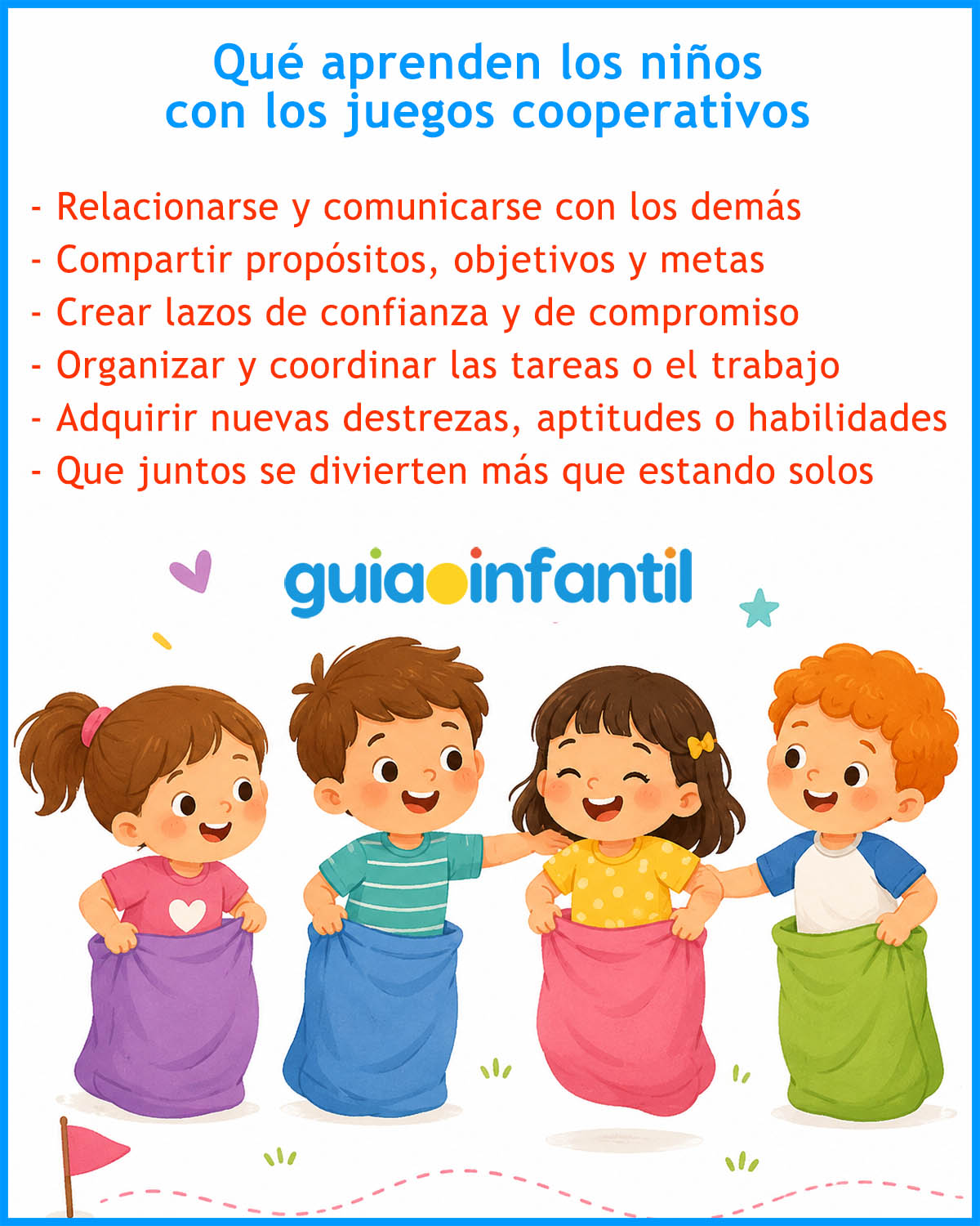 juegos cooperativos para niños