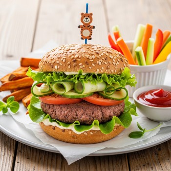 Recetas de hamburguesas saludables para niños