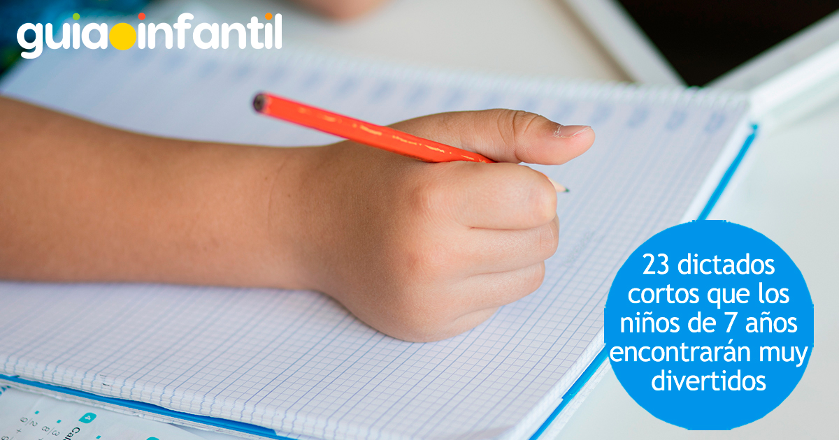 23 dictados para niños