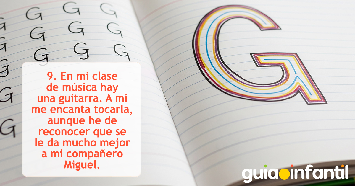Dictados con letra G para los niños
