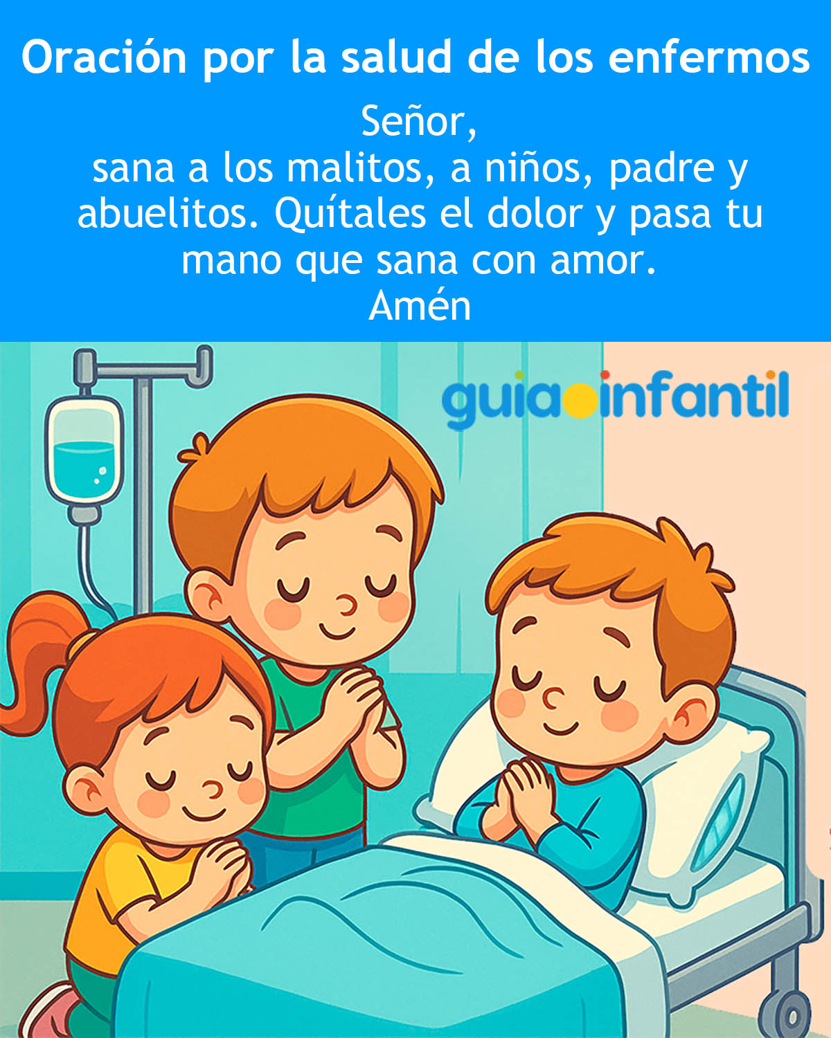 oracion para niños enfermos