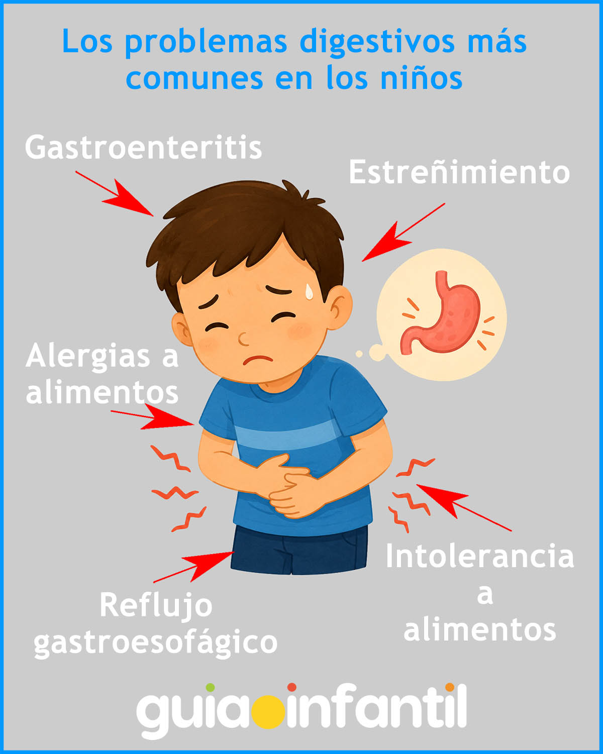 problemas digestivos más comunes en niños