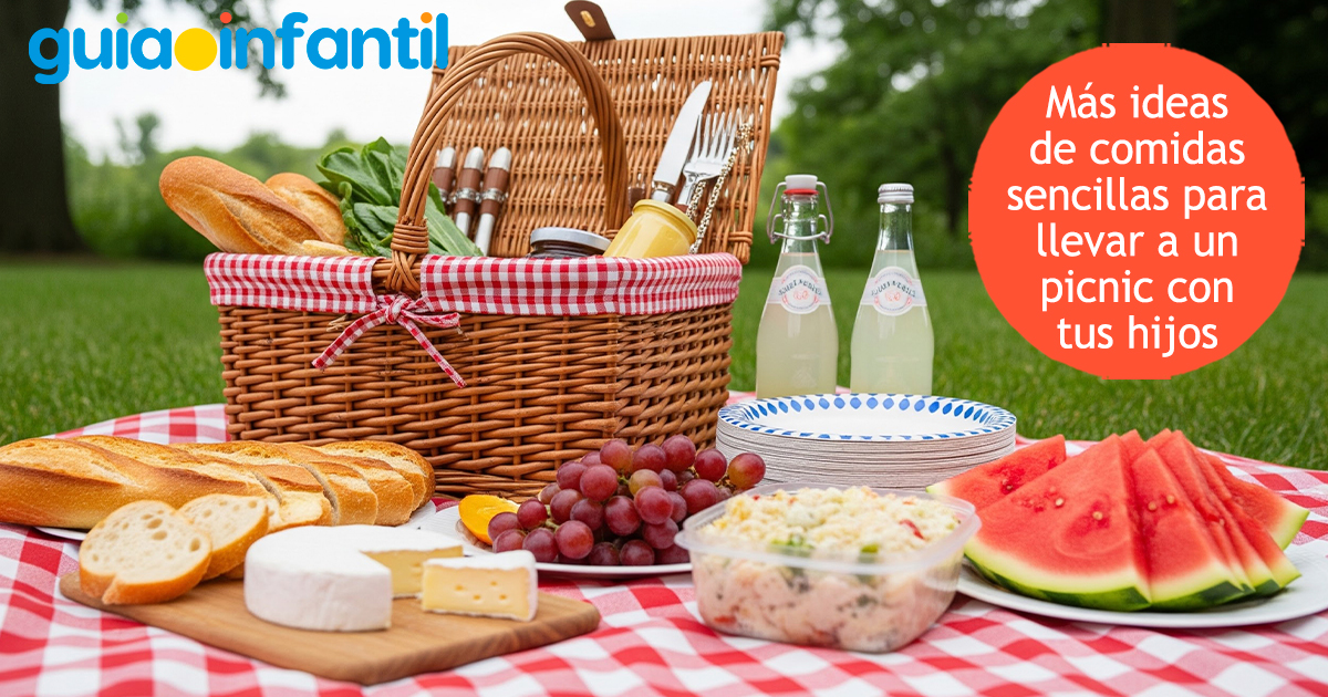 Comidas sencillas de picnic para niños