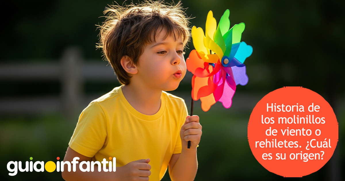 Historia de los molinillos de viento para niños