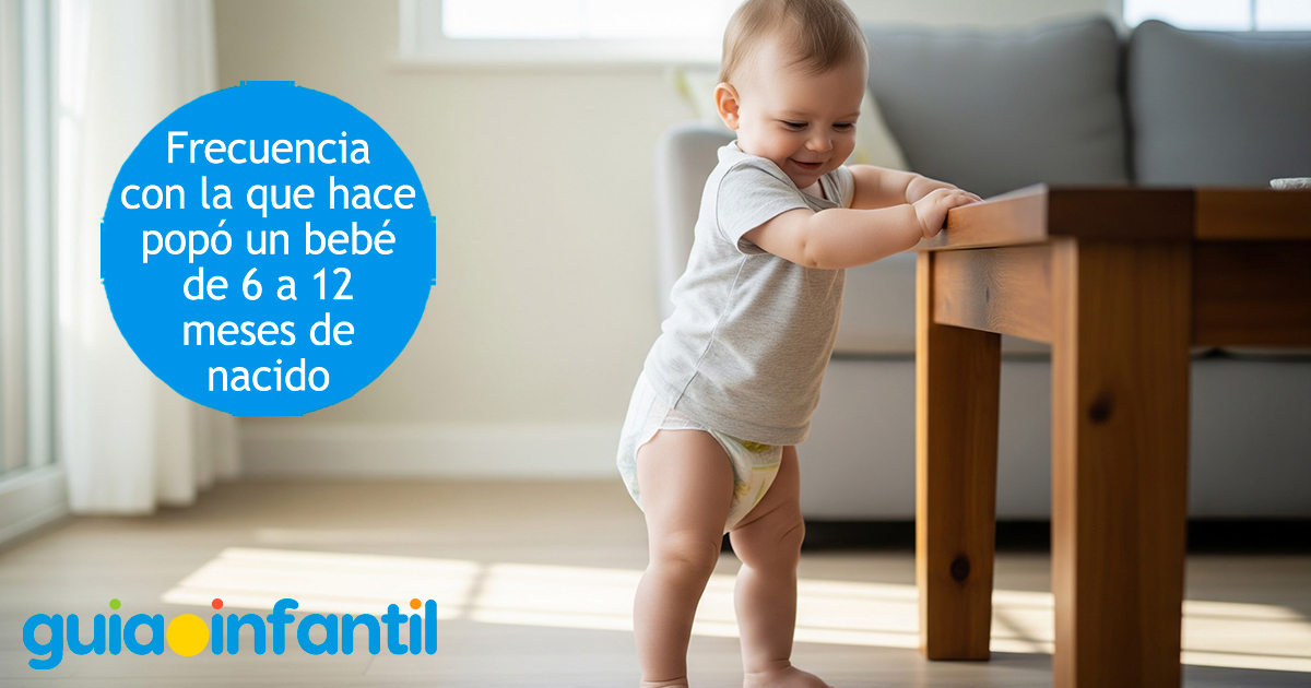 Frecuencia de la popó de un niño de 12 meses