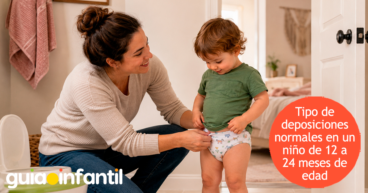 Tipos de deposiciones en niños de 12 a 24 meses