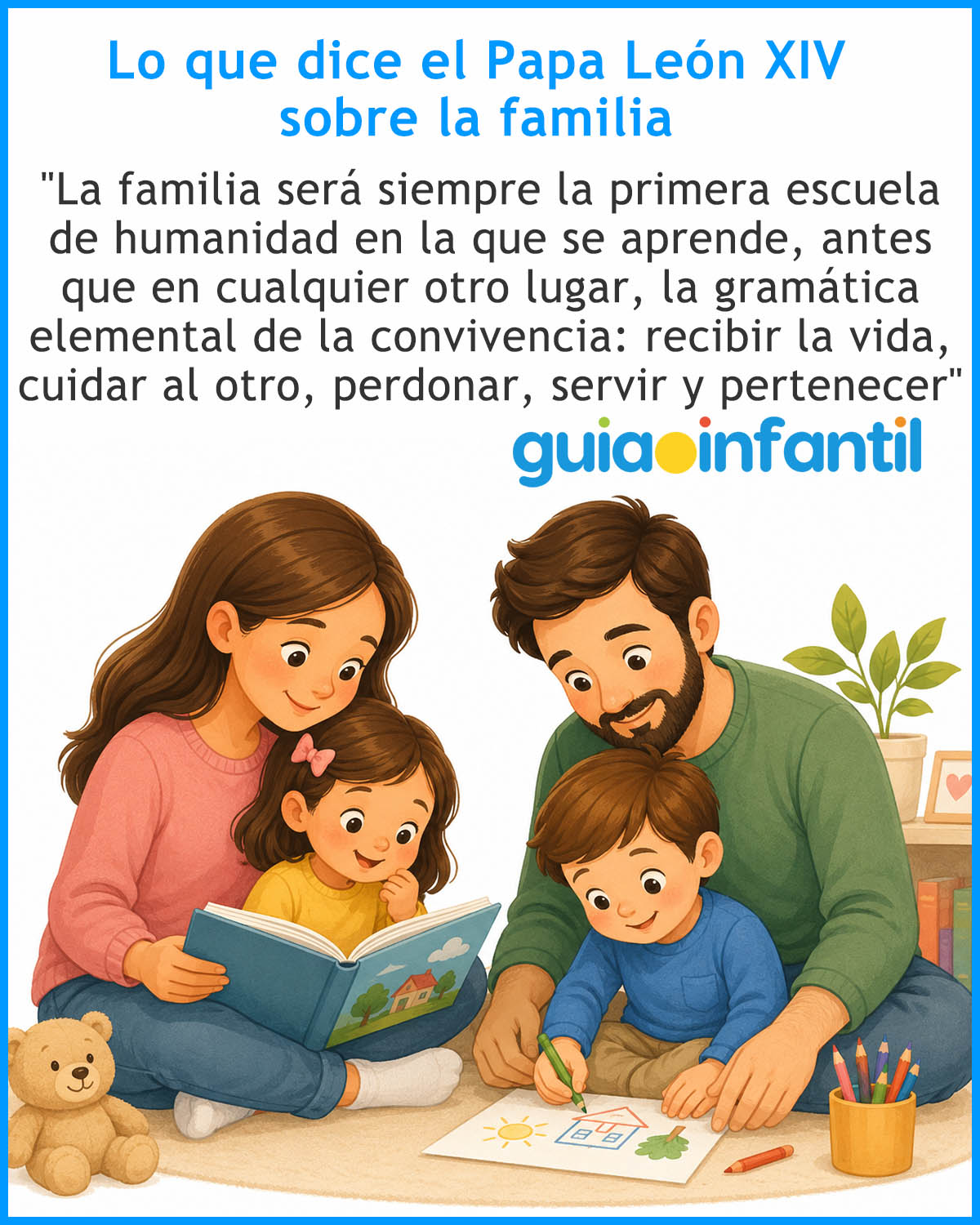 papa León XIV sobre la familia
