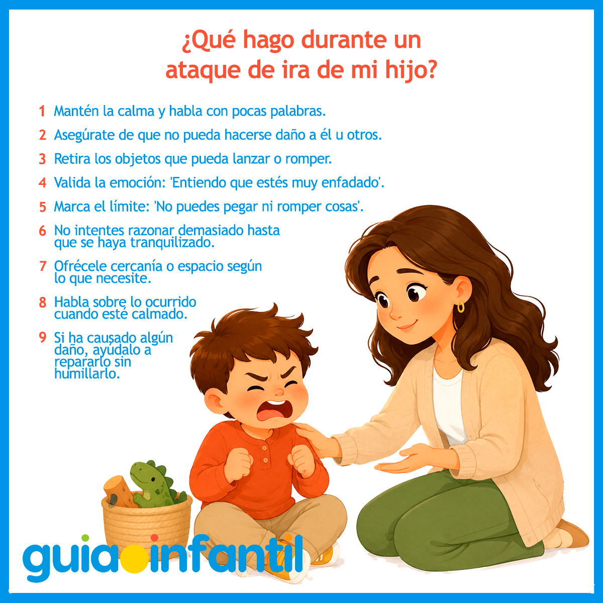 ¿Qué hacer en caso de ataques de ira en niños?