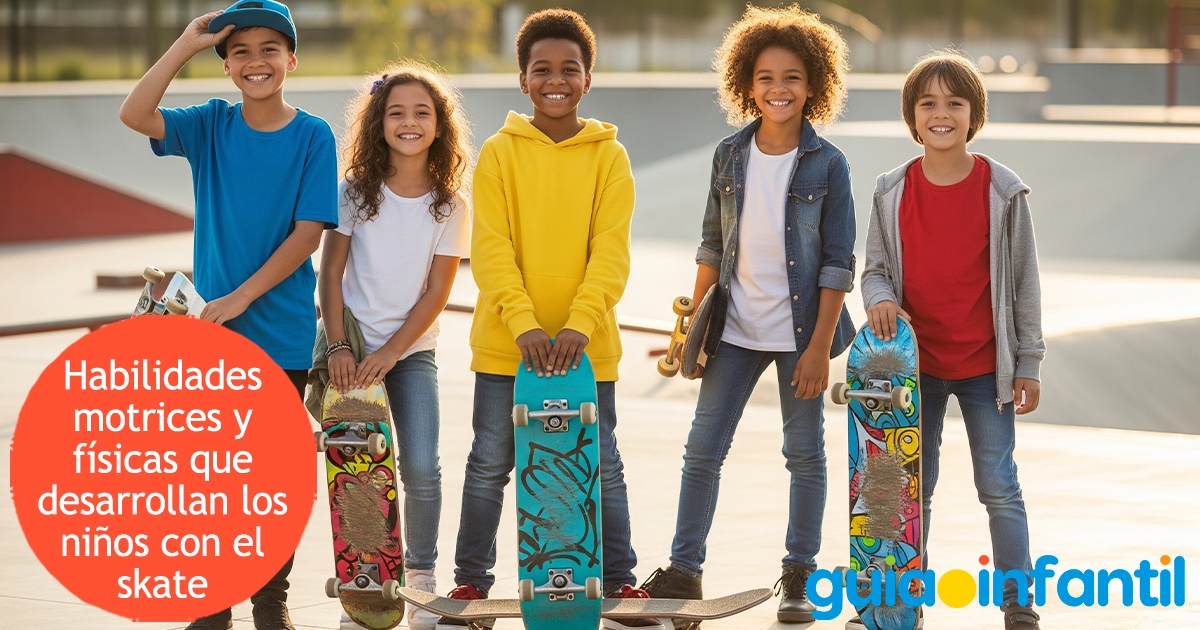 Habilidades motrices del skateboarding en niños