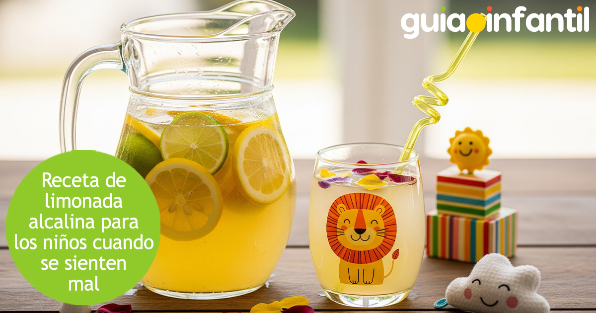 Limonada alcalina para niños