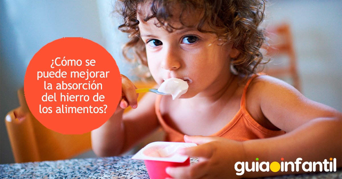 Mejorar la absorción de hierro en niños