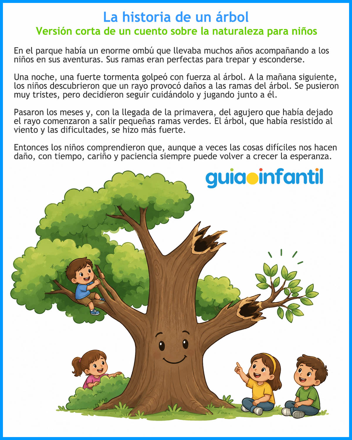 Cuento sobre a naturaleza corto para niños