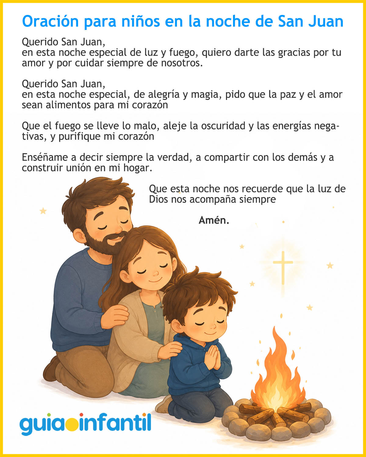 oracion de san juan para niños