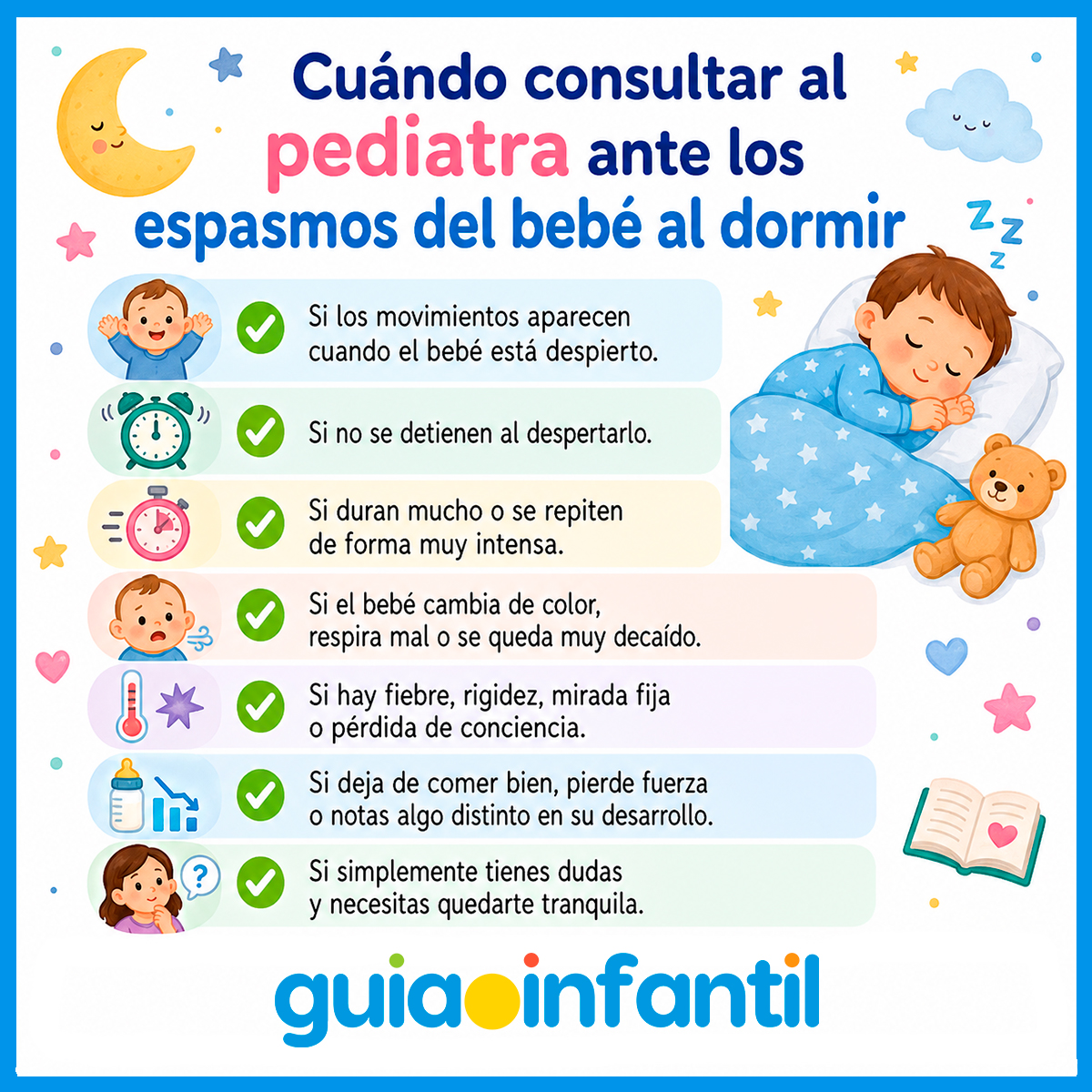 Qué hacer con los espasmos infantiles