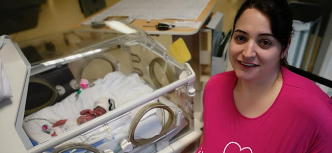 bebé arcoiris llegó tras trece abortos 