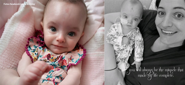 bebé arcoíris tras trece abortos