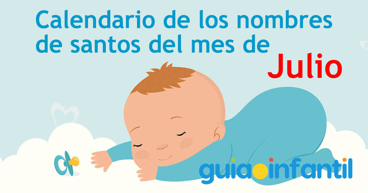 Nombres de santo de niñas en julio