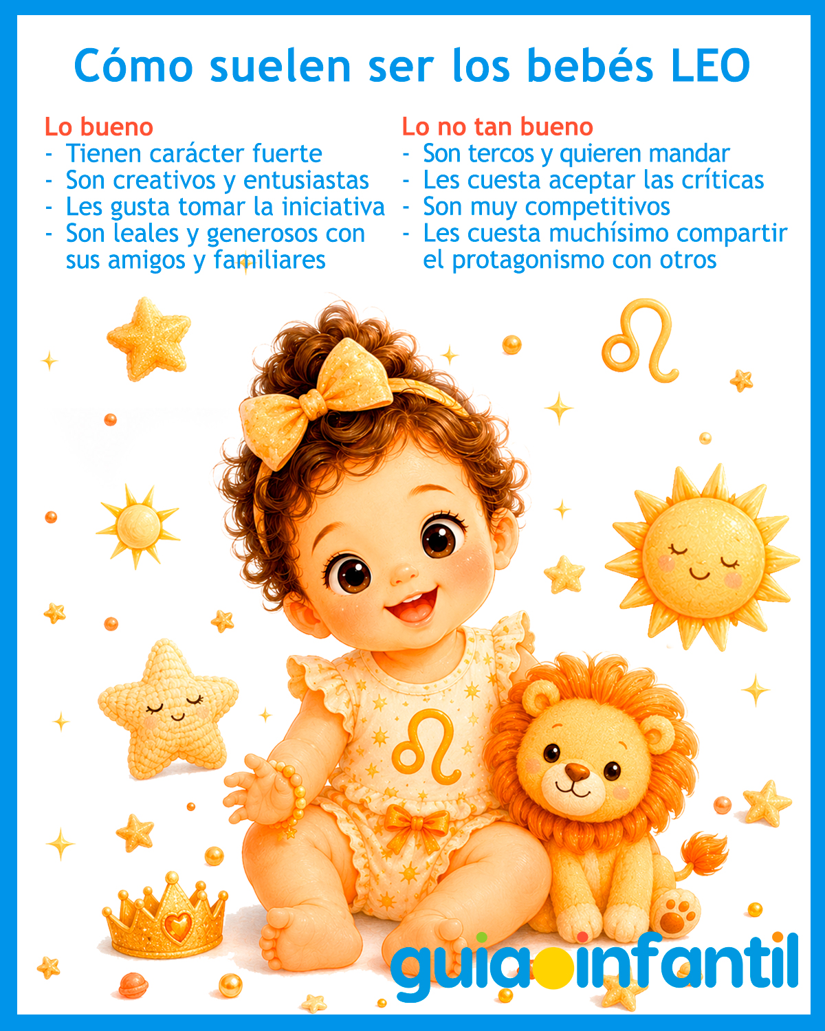 Personalidad de los niños Leo