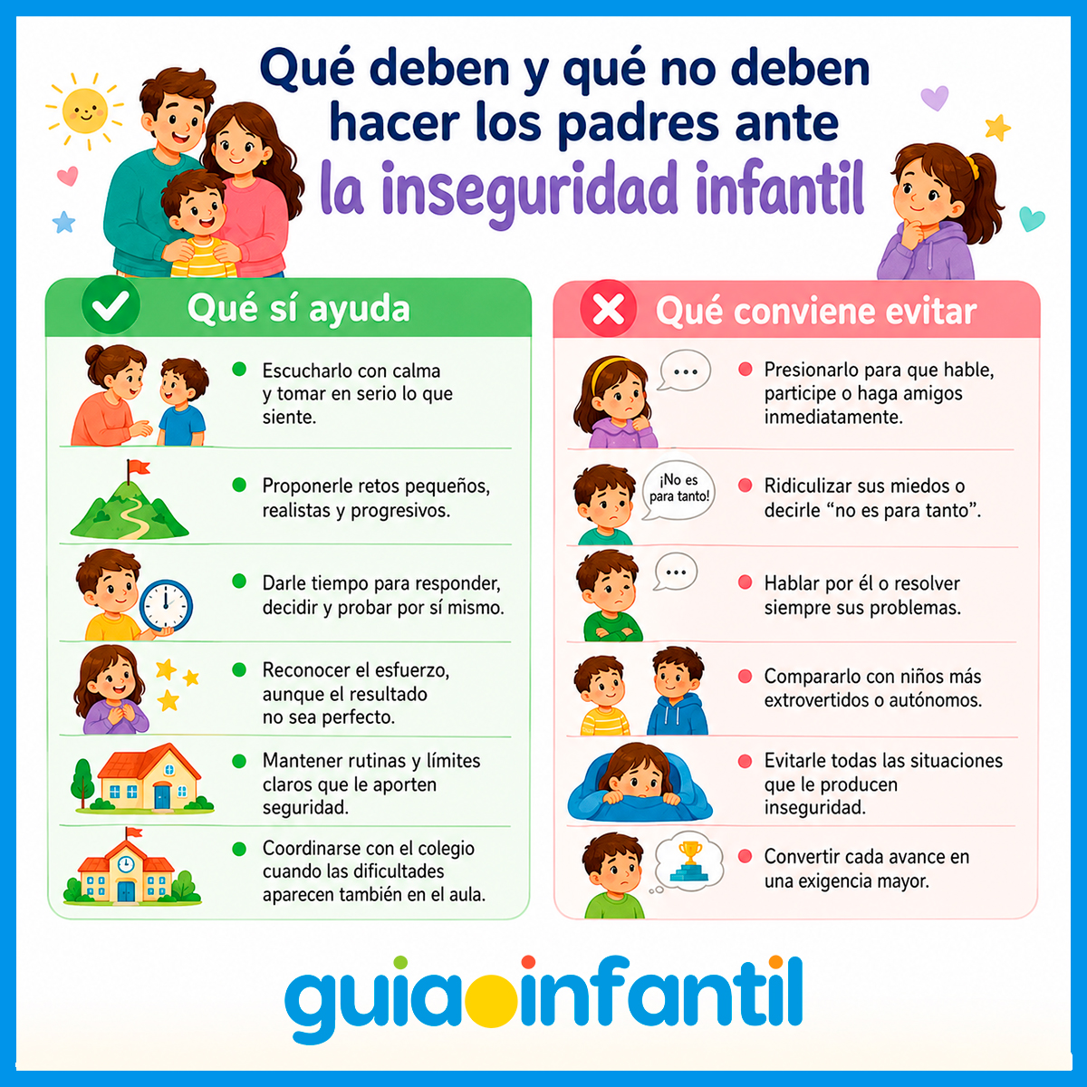 ¿Qué hacer contra la inseguridad infantil?