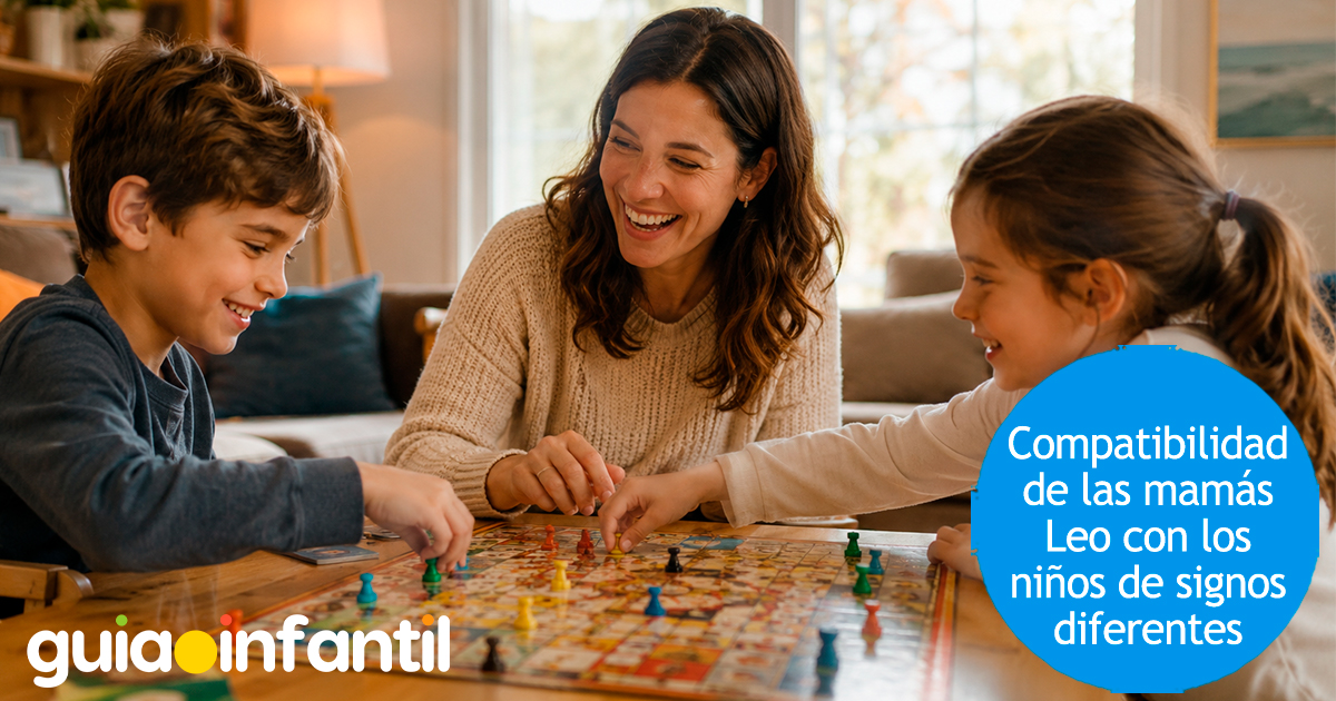 Compatibilidad de las mamás Leo con sus hijos