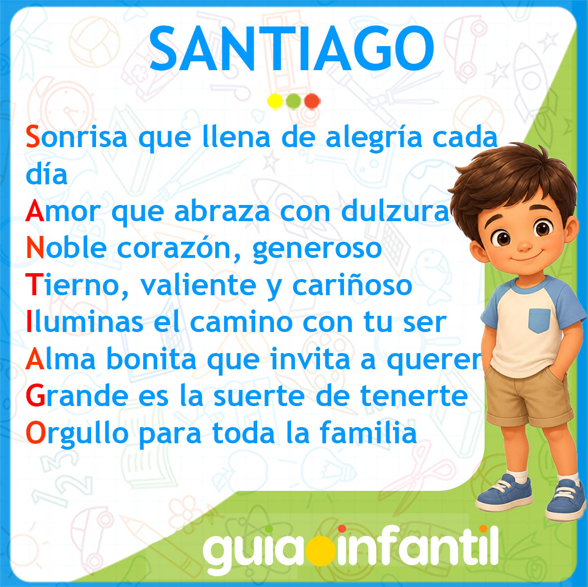 acróstico de Santiago