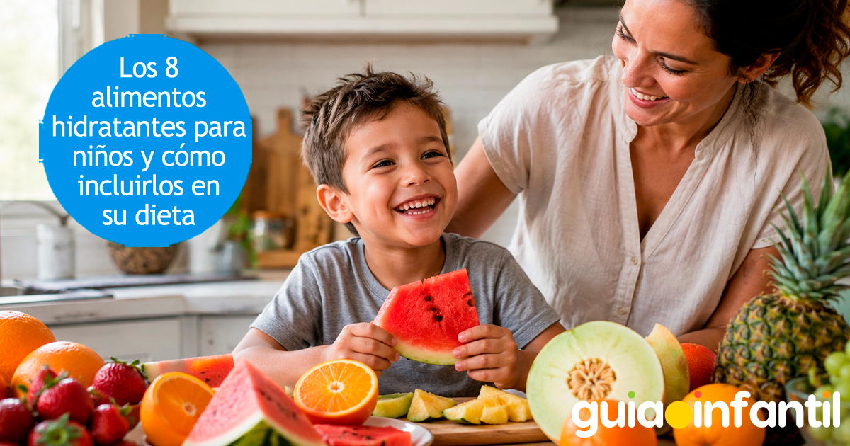 Alimentos super hidratantes para niños