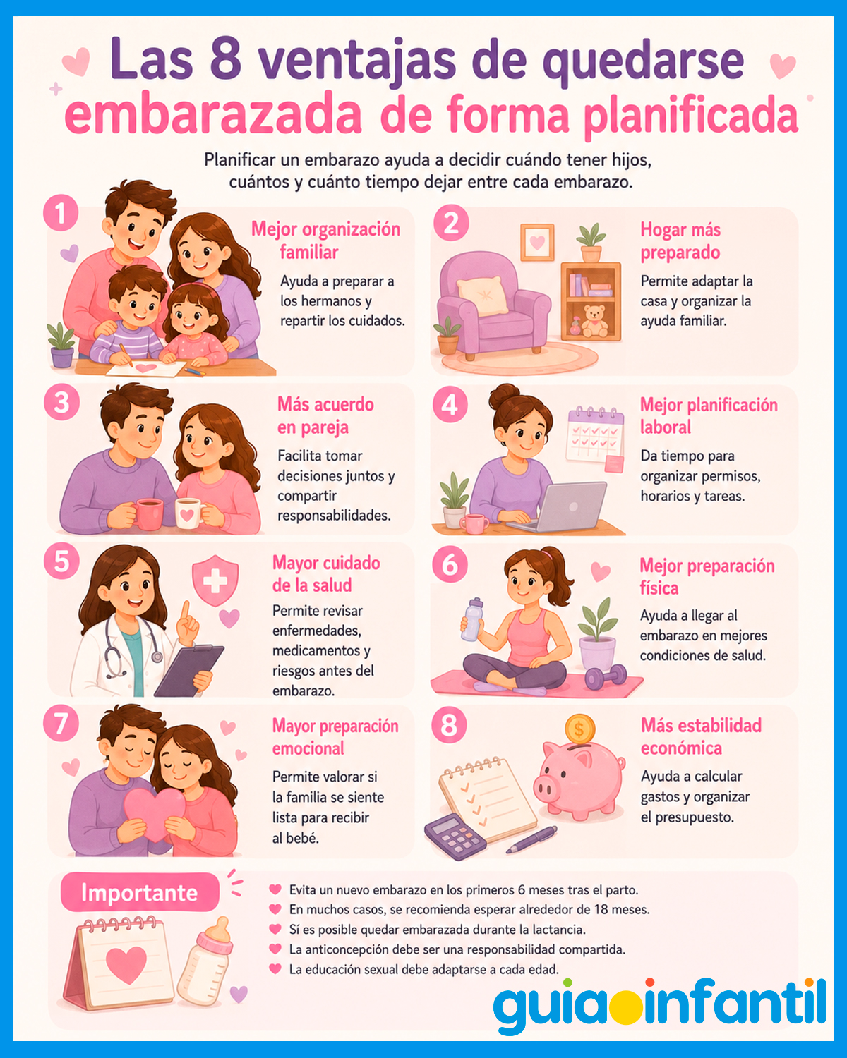 Ventajas de planear un embarazo
