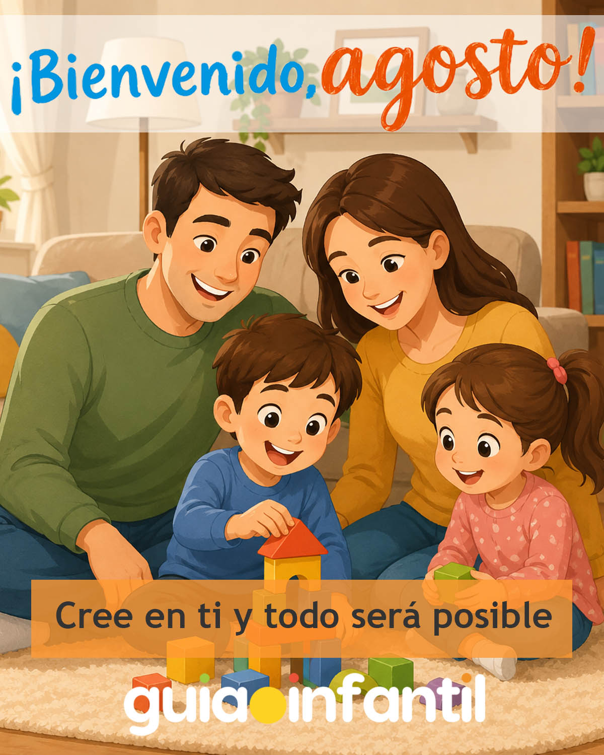 frases de agosto para niños