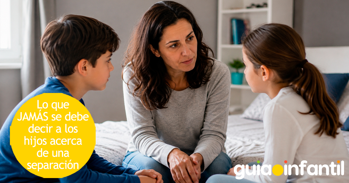Qué NO decir a los hijos acerca del divorcio