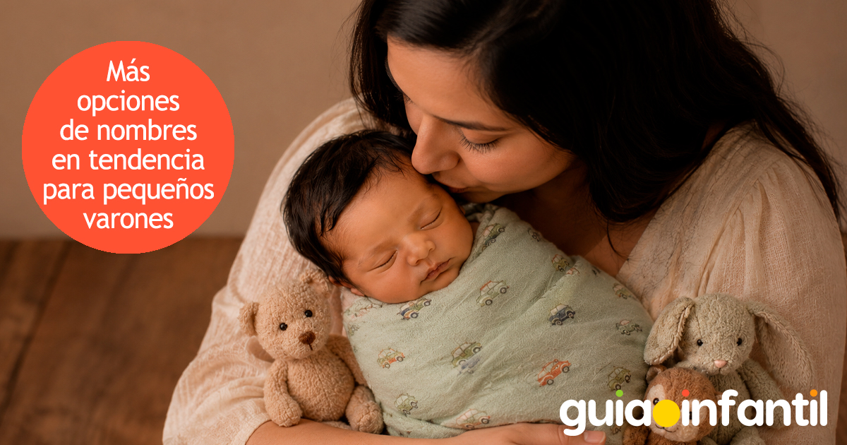 Más opciones de nombres en tendencia para bebés