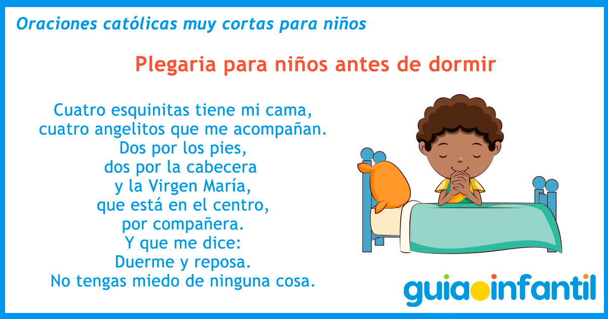 Las oraciones católicas para rezar antes de dormir