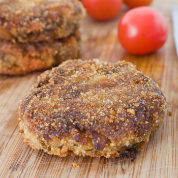 Cómo hacer hamburguesas de berenjena