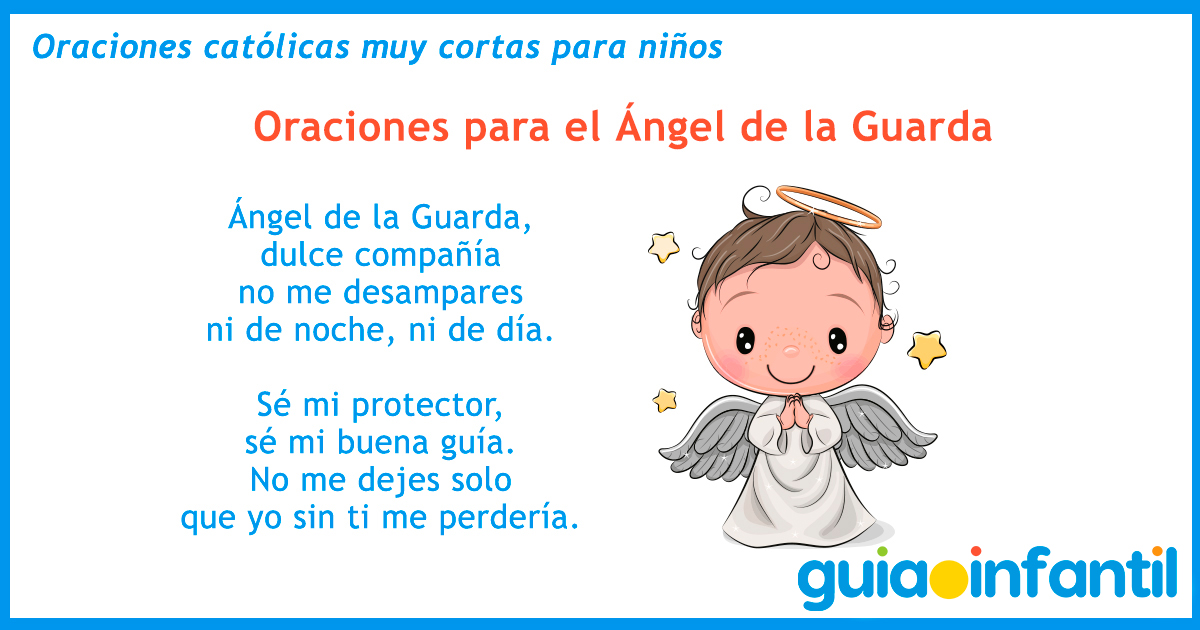 Rezar al ángel de la guarda con los niños