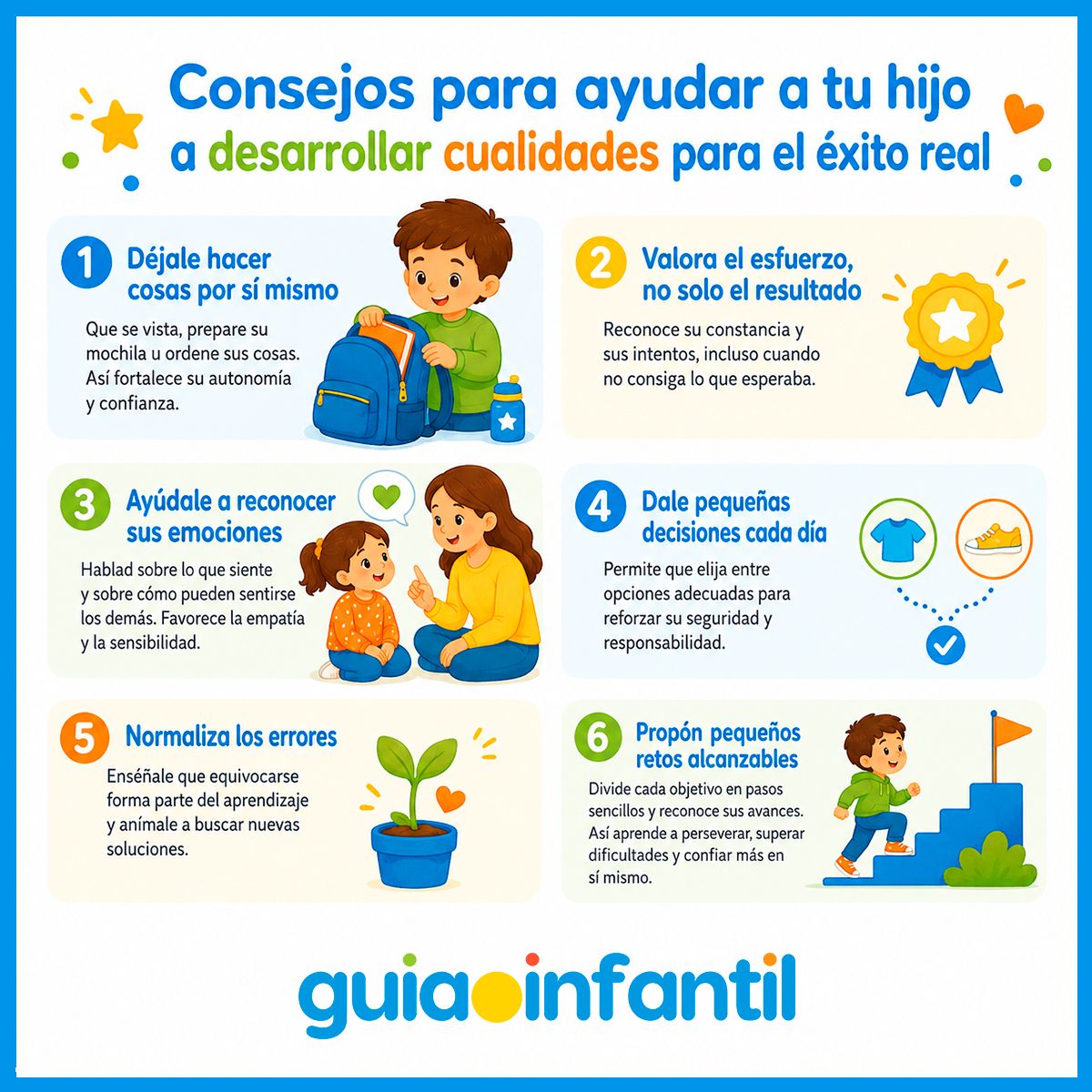 Consejos para desarrollar las cualidades de los niños