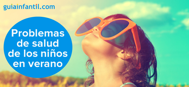 problemas de salud de los niños en verano